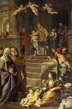 Presentation of Mary at Temple, 1623-1627-Domenico Zampieri-Giclee Print