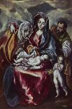 The Holy Family with Saint Anne and John the Baptist as Child', ca. 1600, Oil on canvas-Doménikos Theotokópoulo "El Greco"-Poster