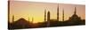 Domes and Minarets of the Blue Mosque (Sultan Ahmet Mosque), Istanbul, Turkey, Europe-Simon Harris-Stretched Canvas
