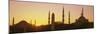 Domes and Minarets of the Blue Mosque (Sultan Ahmet Mosque), Istanbul, Turkey, Europe-Simon Harris-Mounted Photographic Print