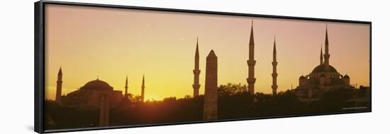 Domes and Minarets of the Blue Mosque (Sultan Ahmet Mosque), Istanbul, Turkey, Europe-Simon Harris-Framed Photographic Print
