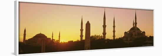 Domes and Minarets of the Blue Mosque (Sultan Ahmet Mosque), Istanbul, Turkey, Europe-Simon Harris-Framed Photographic Print