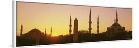 Domes and Minarets of the Blue Mosque (Sultan Ahmet Mosque), Istanbul, Turkey, Europe-Simon Harris-Framed Photographic Print