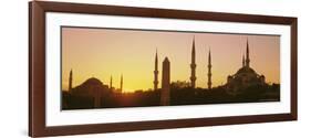 Domes and Minarets of the Blue Mosque (Sultan Ahmet Mosque), Istanbul, Turkey, Europe-Simon Harris-Framed Photographic Print