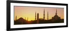 Domes and Minarets of the Blue Mosque (Sultan Ahmet Mosque), Istanbul, Turkey, Europe-Simon Harris-Framed Photographic Print