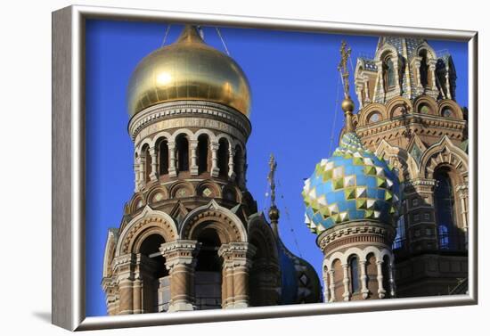 Domes. Church of our Saviour on Spilled Blood (Church of Resurrection)-Godong-Framed Photographic Print