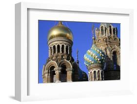 Domes. Church of our Saviour on Spilled Blood (Church of Resurrection)-Godong-Framed Photographic Print