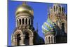 Domes. Church of our Saviour on Spilled Blood (Church of Resurrection)-Godong-Mounted Photographic Print