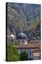 Domes of Church of St. Nicholas, Kotor, UNESCO World Heritage Site, Montenegro, Europe-Neil Farrin-Stretched Canvas