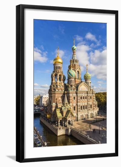 Domes of Church of the Saviour on Spilled Blood, Saint Petersburg, Russia-Gavin Hellier-Framed Photographic Print