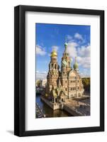 Domes of Church of the Saviour on Spilled Blood, Saint Petersburg, Russia-Gavin Hellier-Framed Photographic Print