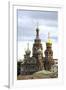 Domes of Church of the Saviour on Spilled Blood, St. Petersburg, Russia-Gavin Hellier-Framed Photographic Print