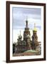 Domes of Church of the Saviour on Spilled Blood, St. Petersburg, Russia-Gavin Hellier-Framed Photographic Print