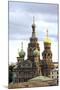 Domes of Church of the Saviour on Spilled Blood, St. Petersburg, Russia-Gavin Hellier-Mounted Photographic Print