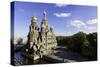 Domes of Church of the Saviour on Spilled Blood, St. Petersburg, Russia-Gavin Hellier-Stretched Canvas