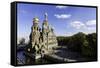 Domes of Church of the Saviour on Spilled Blood, St. Petersburg, Russia-Gavin Hellier-Framed Stretched Canvas