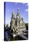 Domes of Church of the Saviour on Spilled Blood, St. Petersburg, Russia-Gavin Hellier-Stretched Canvas