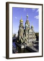 Domes of Church of the Saviour on Spilled Blood, St. Petersburg, Russia-Gavin Hellier-Framed Photographic Print