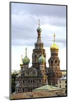 Domes of Church of the Saviour on Spilled Blood, St. Petersburg, Russia-Gavin Hellier-Mounted Photographic Print