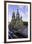 Domes of Church of the Saviour on Spilled Blood, UNESCO World Heritage Site, St. Petersburg, Russia-Gavin Hellier-Framed Photographic Print