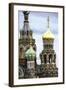 Domes of Church of the Saviour on Spilled Blood, UNESCO World Heritage Site, St. Petersburg, Russia-Gavin Hellier-Framed Photographic Print