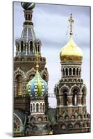 Domes of Church of the Saviour on Spilled Blood, UNESCO World Heritage Site, St. Petersburg, Russia-Gavin Hellier-Mounted Photographic Print