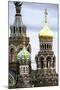Domes of Church of the Saviour on Spilled Blood, UNESCO World Heritage Site, St. Petersburg, Russia-Gavin Hellier-Mounted Photographic Print