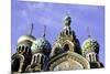 Domes of Church of the Saviour on Spilled Blood, UNESCO World Heritage Site, St. Petersburg, Russia-Gavin Hellier-Mounted Photographic Print