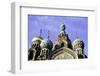 Domes of Church of the Saviour on Spilled Blood, UNESCO World Heritage Site, St. Petersburg, Russia-Gavin Hellier-Framed Photographic Print