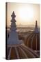 Domes of Deogarh Mahal Palace Hotel at Dawn, Deogarh, Rajasthan, India, Asia-Martin Child-Stretched Canvas