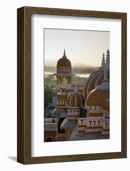 Domes of Deogarh Mahal Palace Hotel at Dawn, Deogarh, Rajasthan, India, Asia-Martin Child-Framed Photographic Print