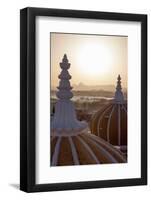 Domes of Deogarh Mahal Palace Hotel at Dawn, Deogarh, Rajasthan, India, Asia-Martin Child-Framed Photographic Print