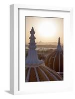 Domes of Deogarh Mahal Palace Hotel at Dawn, Deogarh, Rajasthan, India, Asia-Martin Child-Framed Photographic Print