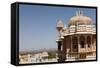 Domes of Deogarh Mahal Palace Hotel, Deogarh, Rajasthan, India, Asia-Martin Child-Framed Stretched Canvas