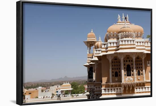 Domes of Deogarh Mahal Palace Hotel, Deogarh, Rajasthan, India, Asia-Martin Child-Framed Photographic Print