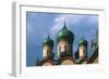 Domes of Russian Orthodox Puhtitsa Convent, Kuremae, Estonia-null-Framed Giclee Print