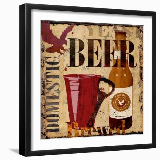 Domestic Beer-Karen Williams-Framed Giclee Print