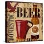 Domestic Beer-Karen Williams-Stretched Canvas