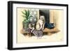 Domestic Cat, 1863-79-Raimundo Petraroja-Framed Giclee Print