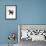 Domestic Cat, 6-Week Tabby Chinchilla Crossed with British Shorthair Kitten-Jane Burton-Framed Photographic Print displayed on a wall