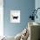 Domestic Cat, 9-Week Black Kitten Profile Walking-Jane Burton-Framed Photographic Print displayed on a wall