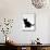 Domestic Cat, 9-Weeks, Black Shorthair Kitten-Jane Burton-Mounted Photographic Print displayed on a wall