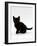 Domestic Cat, 9-Weeks, Black Shorthair Kitten-Jane Burton-Framed Photographic Print