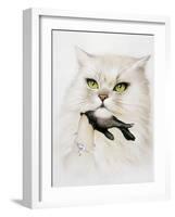 Domestic Cat, Conceptual Image-SMETEK-Framed Photographic Print