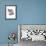 Domestic Cat, Snowshoe, kitten, sitting-Chris Brignell-Framed Photographic Print displayed on a wall