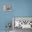 Domestic Cat, Two Turkish Van Kittens with Soft Toys in Crib-Jane Burton-Photographic Print displayed on a wall