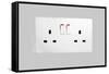 Domestic Electrical Sockets-Victor De Schwanberg-Framed Stretched Canvas