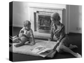 Domestic Fire Place Advertisment for the Ncb, 1967-Michael Walters-Stretched Canvas