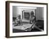 Domestic Fire Place Advertisment for the Ncb, 1967-Michael Walters-Framed Photographic Print