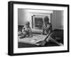 Domestic Fire Place Advertisment for the Ncb, 1967-Michael Walters-Framed Photographic Print